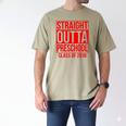 Straight Outta Preschool Graduation Class Of 2018 Men's Comfort Colors T-Shirt Khaki
