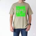 Straight Outta Third Grade Graduation Class Men's Comfort Colors T-Shirt Khaki