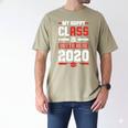 Student Graduation 2020 Tee My Happy Class Is Outta Here Men's Comfort Colors T-Shirt Khaki