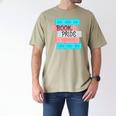 Threadless Grey Sky Chai Trans Book Pride Graphic Men's Comfort Colors T-Shirt Khaki