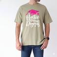Two Degrees Hotter Graduation 2025 Diploma College Masters Men's Comfort Colors T-Shirt Khaki