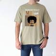 Unapologetically MHA-Ish Student Graduation Afro Men's Comfort Colors T-Shirt Khaki