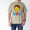Unique Family Dad Master Builder Building Bricks Blocks Men's Comfort Colors T-Shirt Khaki Unique Family Dad Master Builder Building Bricks Blocks Men's Comfort Colors T-Shirt Khaki