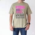 USA Flag With Pink And Black Ribbon In Memory Of My Daughter For Women Men Men's Comfort Colors T-Shirt Khaki USA Flag With Pink And Black Ribbon In Memory Of My Daughter For Women Men Men's Comfort Colors T-Shirt Khaki
