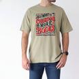 All I Want For Christmas Is More Books Teacher Xmas Holiday Men's Comfort Colors T-Shirt Khaki