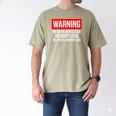 Warning Drinking May Cause Memory Loss Or Worst Memory Loss Men's Comfort Colors T-Shirt Khaki
