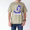 Wear Blue In Memory Of Godson Colon Cancer Awareness Shirts Men's Comfort Colors T-Shirt Khaki Wear Blue In Memory Of Godson Colon Cancer Awareness Shirts Men's Comfort Colors T-Shirt Khaki