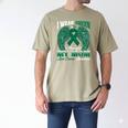 I Wear Green In Memory Of My Mom Liver Cancer Awareness Day Men's Comfort Colors T-Shirt Khaki