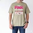 I Wear Pink In My Memory Of My Mom Support For Mom Grandma Men's Comfort Colors T-Shirt Khaki I Wear Pink In My Memory Of My Mom Support For Mom Grandma Men's Comfort Colors T-Shirt Khaki