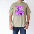 I Wear Purple In Memory Of My Husband Pancreatic Cancer Premium Tri-Blend Men's Comfort Colors T-Shirt Khaki I Wear Purple In Memory Of My Husband Pancreatic Cancer Premium Tri-Blend Men's Comfort Colors T-Shirt Khaki