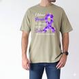 I Wear Purple In Memory Of My Sister Overdose Awareness Men's Comfort Colors T-Shirt Khaki I Wear Purple In Memory Of My Sister Overdose Awareness Men's Comfort Colors T-Shirt Khaki