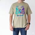 I Wear Teal And Purple In Memory Of My Brother Men's Comfort Colors T-Shirt Khaki I Wear Teal And Purple In Memory Of My Brother Men's Comfort Colors T-Shirt Khaki