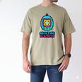 Women's Adulting Is A Myth Retro Pixel Pet Nostalgia Millennials Men's Comfort Colors T-Shirt Khaki