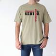 Wrestling Senior Night Wrestling Senior 2025 Graduation 69 Men's Comfort Colors T-Shirt Khaki