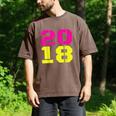 2018 Big Neon Numbers For The New Year Or Graduation Men's Comfort Colors T-Shirt Espresso