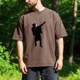 2019 Football Graduation Dab Shirt- Dabbing Graduate Men's Comfort Colors T-Shirt Espresso