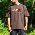 67 Pit Crew Six Seven Racing Birthday Race Car For Dad Mom Men's Comfort Colors T-Shirt Espresso