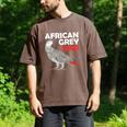 African Grey Parrot Dad Congo Bird Father Men's Comfort Colors T-Shirt Espresso
