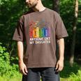 Awesome Like My Daughter Books Floral Proud Mom Women Men's Comfort Colors T-Shirt Espresso