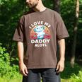 Axolotl Kids Teens Retro Sunset I Love My Daddy Men's Comfort Colors T-Shirt Espresso