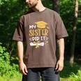 Back To School My Sister Did It Graduation Proud Sister Graduated Female X-Small Men's Comfort Colors T-Shirt Espresso