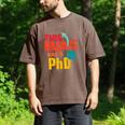This Badass Has a PhD Doctor Graduation Men's Comfort Colors T-Shirt Espresso