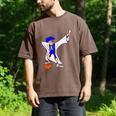 Basketball Dabbing Shirt Senior Graduation Him Her Men's Comfort Colors T-Shirt Espresso