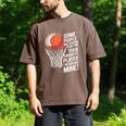 Basketball Mom Or Dad Basketball Parent Men's Comfort Colors T-Shirt Espresso