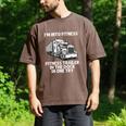 Best Truck Driver Art For Men Dad Women Trucking CDL Trucker Men's Comfort Colors T-Shirt Espresso