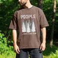 Bigfoot People Not a Big Fan Sasquatch Introvert Men's Comfort Colors T-Shirt Espresso