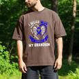 Blue In Memory Of Grandson Colon Cancer Awareness Shirts Premium Men's Comfort Colors T-Shirt Espresso