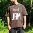 Books Are My Jam Graphic For Introverts Men's Comfort Colors T-Shirt Espresso