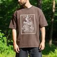 The Bookworm Book Reader Reading Tarot Card Witchy Moon Men's Comfort Colors T-Shirt Espresso