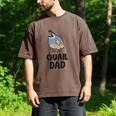 California Quail Bird Dad Quail Dad Men's Comfort Colors T-Shirt Espresso