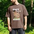 Capy Last Day Of School Capybara Graduation Quote Men's Comfort Colors T-Shirt Espresso