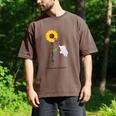Caring Memory Elephant Sunflower Alzheimer Men's Comfort Colors T-Shirt Espresso