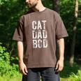 Cat Dad Bod Pet Owner Fitness Gym Men's Comfort Colors T-Shirt Espresso