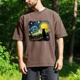 Cat Starry Night Van Gogh Cat For Cat Lover Cat Mom Cat Dad Men's Comfort Colors T-Shirt Espresso Cat Starry Night Van Gogh Cat For Cat Lover Cat Mom Cat Dad Men's Comfort Colors T-Shirt Espresso