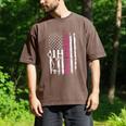 Cheer Dad Flag Pink Cheerleading Men's Comfort Colors T-Shirt Espresso