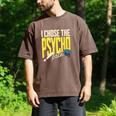 I Chose The Psycho Path Psychology Major Graduation Men's Comfort Colors T-Shirt Espresso