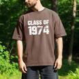 Class Of 1974 High School College Graduation Reunion Men's Comfort Colors T-Shirt Espresso