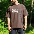 Class Of 2024 Senior 24 Shirt High School Graduation Party Men's Comfort Colors T-Shirt Espresso