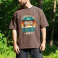 Class Of 2024 Senior Graduation Leveled Up Gamer Class 2024 Men's Comfort Colors T-Shirt Espresso