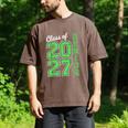 Class Of 2027 Senior 27 High School Graduation Senior 2027 Men's Comfort Colors T-Shirt Espresso