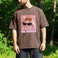 Cool Cat Meme Ew People Anti Social Introvert Cute Cat Men's Comfort Colors T-Shirt Espresso