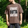Cool Straight Outta Divinity School Graduation Shirt Men's Comfort Colors T-Shirt Espresso