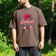 Coquette Pink Bow Senior 2026 2027 Graduation Men's Comfort Colors T-Shirt Espresso