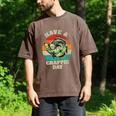Have A Crappie Day Retro Fishing Sarcastic Dad Men's Comfort Colors T-Shirt Espresso