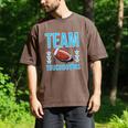 Cute Team Touchdowns Gender Reveal For Mom And Dad Men's Comfort Colors T-Shirt Espresso