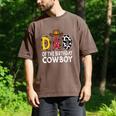 Dad 1st Birthday Cowboy Western Dad Birthday Boy Men's Comfort Colors T-Shirt Espresso
